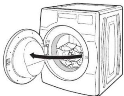 AMANA NFW5800HW - Remove garments promptly after cycle is finished - 1