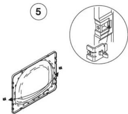 AMANA NDE2335AYW - Follow these steps to reverse the door: - 5