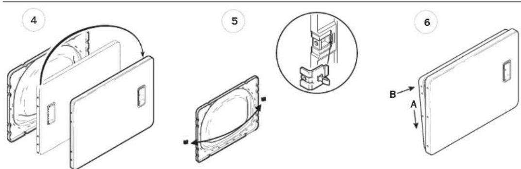 AMANA NDE2330AYW - Siga"These pasos para invertir la puerta: - 2