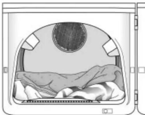 AMANA NDE2330AYW - Charger la sécheuse correctement - 1