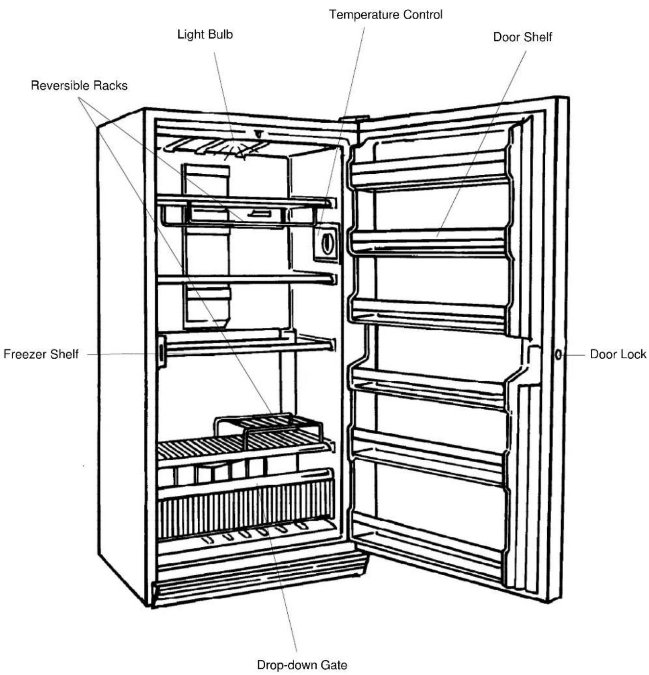 AMANA C70FW - Free-O-Frost™ Upright Freezer - 1