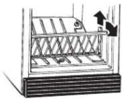 AMANA AZF33X16DW - To Remove the Storage Gate: - 1