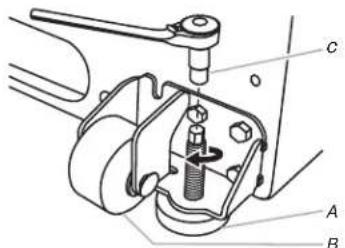 AMANA AZF33X16DW - To Adjust the Cabinet Tilt: - 1