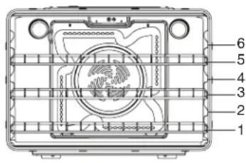 AMANA AWO6317SFS - Positions de grille - 1