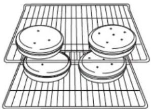 AMANA AWO6317SFS - Cuisson au four des gateaux à étages, sur 2 grilles - 1