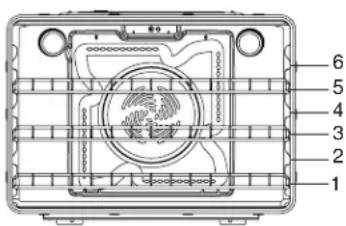 AMANA AWO6317SFS - Rack Positions - 1