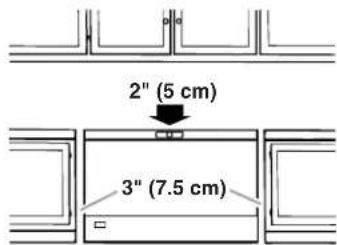 AMANA AQC0902GRW - Ventilation et dégagement - 1