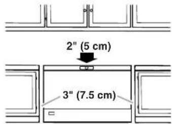 AMANA AQC0701GRW - Ventilation et dégagement - 1