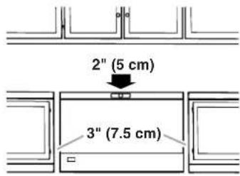 AMANA AQC0501GRW - Ventilation et dégagement - 1