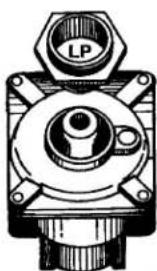 AMANA AOGD2750SS - Converting Type 2 Pressure Regulator for Use with LP/Propane (Figure 9) - 1
