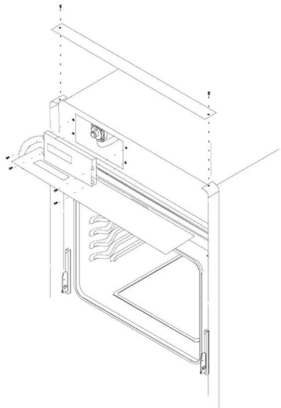 AMANA AOGD2750SS - Retrait du panneau de commande - 1