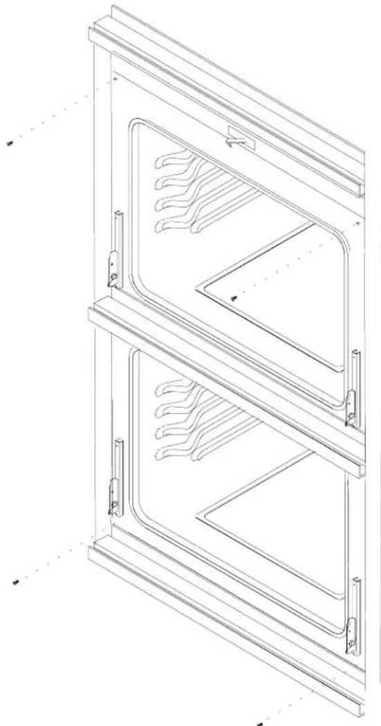 AMANA AOGD2750SS - Placer le four dans le mur - 1