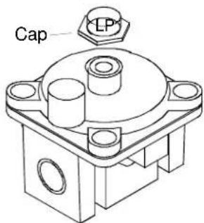 AMANA AKS3020L - Converting Type 2 Pressure Regulator for Use with LP/Propane - 1