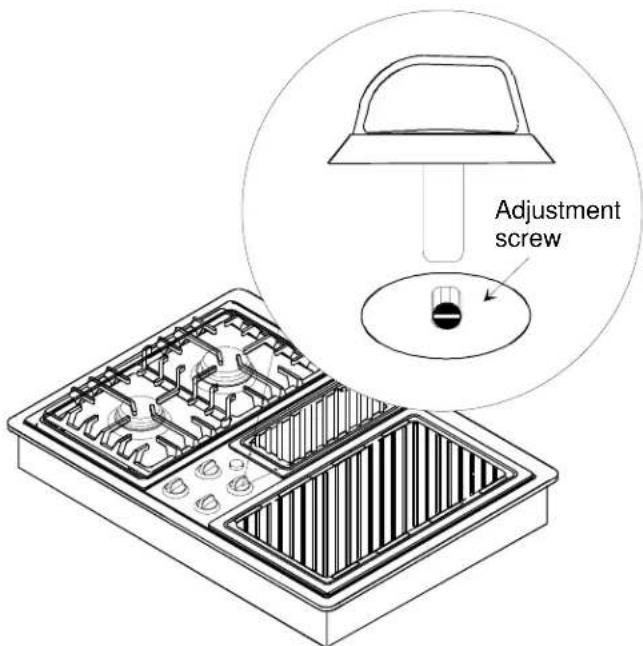 AMANA AKGD3050SS - Adjusting Surface Burner Low Flame Size - 1