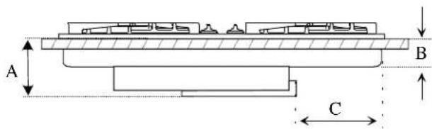 AMANA AKGD3050SS - Minimum Requirements Below Cooktop - 1