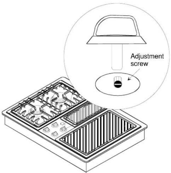 AMANA AKGD3050CC - Adjusting Surface Burner Low Flame Size - 1