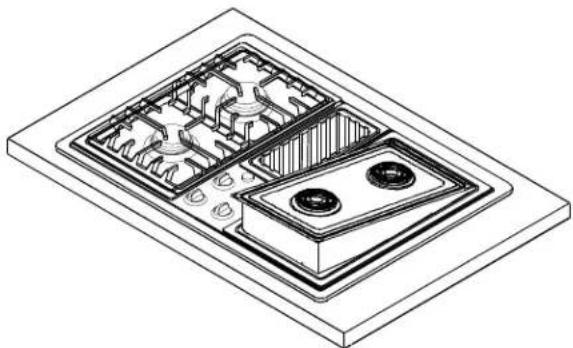 AMANA AKGD3050CC - Burner Cartridge - 1
