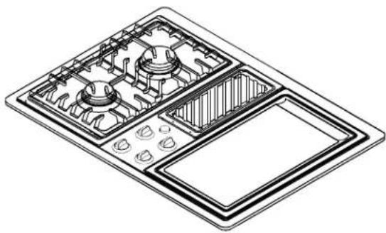 AMANA AKGD3050CC - Installation du gril - 1