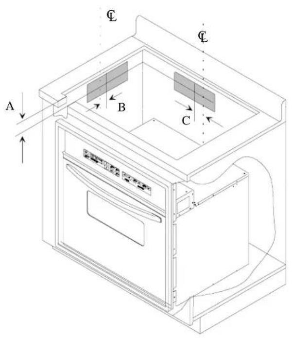 AMANA AKGD3050CC - Surfaces de cuisson à passage d'air vers le bas au-dessus des fours encastrés - 1