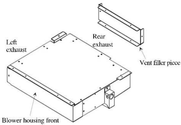 AMANA AKGD3050CC - Horizontal Rear Duct Connection - 1
