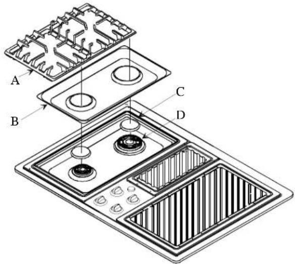 AMANA AKGD3050CC - Burner Cartridge - 2