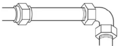 AMANA AGR6603SFS - Raccordement par une canalisation rigide : - 1