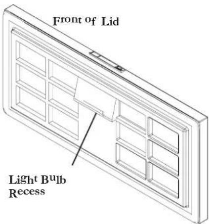 AMANA AFC2207AW - Changing the Light Bulb (some models) - 1