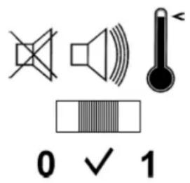 AMANA AFC0507BW - ALARMA DEL MONITOR DE TEMPERATURA - 1