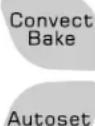 AMANA AEW4530DDS15 - Programmation de convect bake : - 1