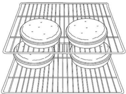 AMANA AEW4530DDB0 - Cuisson de gâteaux à étages sur deux grilles - 1
