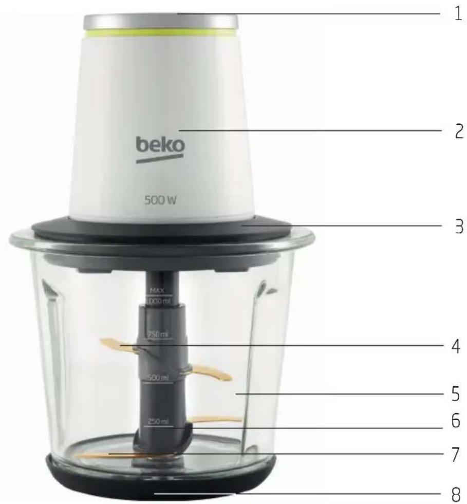 BEKO CHG7504W - Opis ogólny - 1