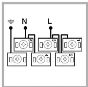 INDESIT HIM 506 EK.A IX - Anschluss des Netzkabels - 4