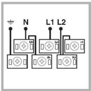 INDESIT HIM 506 EK.A IX - Fitting the power supply cable - 5
