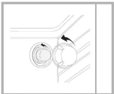 INDESIT HIM 506 EK.A IX - Remplacement de I'ampoule d'éclairage - 1