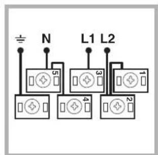 INDESIT HIM 506 EK.A IX - Montage du cable d'alimentation - 5