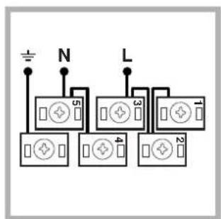 INDESIT HIM 506 EK.A IX - Fitting the power supply cable - 4