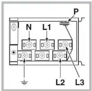 INDESIT HI 50.A (BK)1 - Fitting the power supply cable - 3