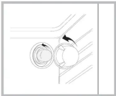 INDESIT HI 50.A (BK)1 - Sustituir la bombilla - 1