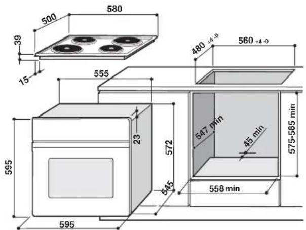INDESIT HI 50.A (BK)1 - Encastrement - 1