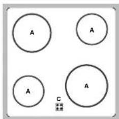 INDESIT HI 50.A (BK)1 - Type of hob - 2