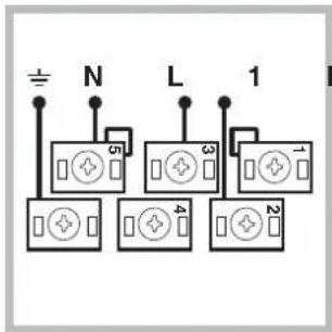 INDESIT HI 50.A (BK)1 - Fitting the power supply cable - 5