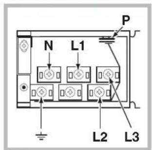 INDESIT HI 50.A (BK)1 - Montaje del cable de alimentacion electrica - 3