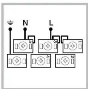 INDESIT HI 50.A (BK)1 - Fitting the power supply cable - 4