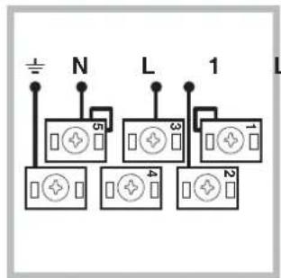 INDESIT HI 50.A (BK)1 - Montaje del cable de alimentacion electrica - 5