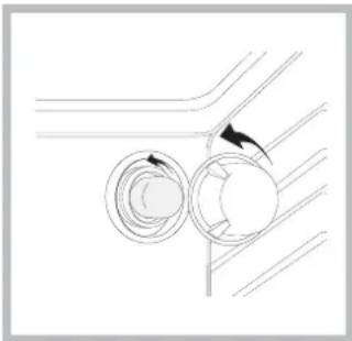 INDESIT HI 50.A (BK)1 - Remplacement de l'ampoule d'éclairage - 1