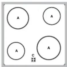 INDESIT HI 50.A (BK)1 - Tipos de encimera - 2