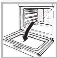 INDESIT HI 50.A (BK)1 - De ovendeur reinigen - 1