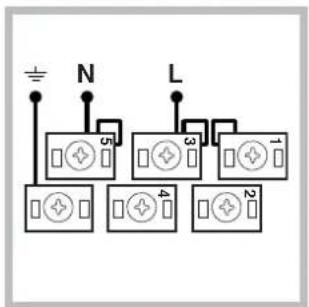 INDESIT HI 50.A (BK)1 - Montage du cable d'alimentation - 4