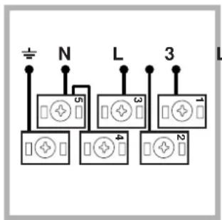 INDESIT HI 50 EK.B IX - Anschluss des Netzkabels - 2
