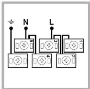 INDESIT HI 50 EK.B IX - Anschluss des Netzkabels - 4